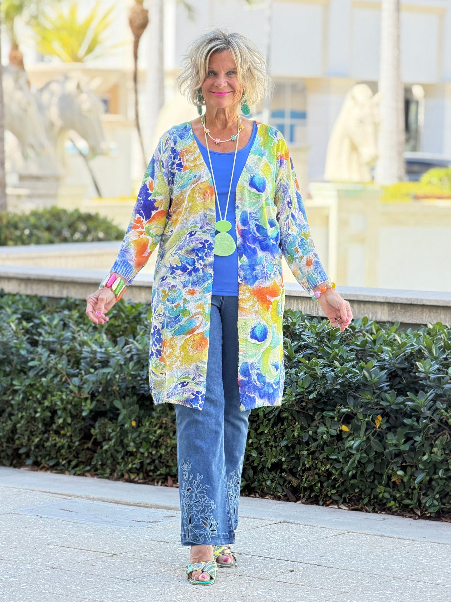 Ethyl Classic Long Length Cardi - Soulful