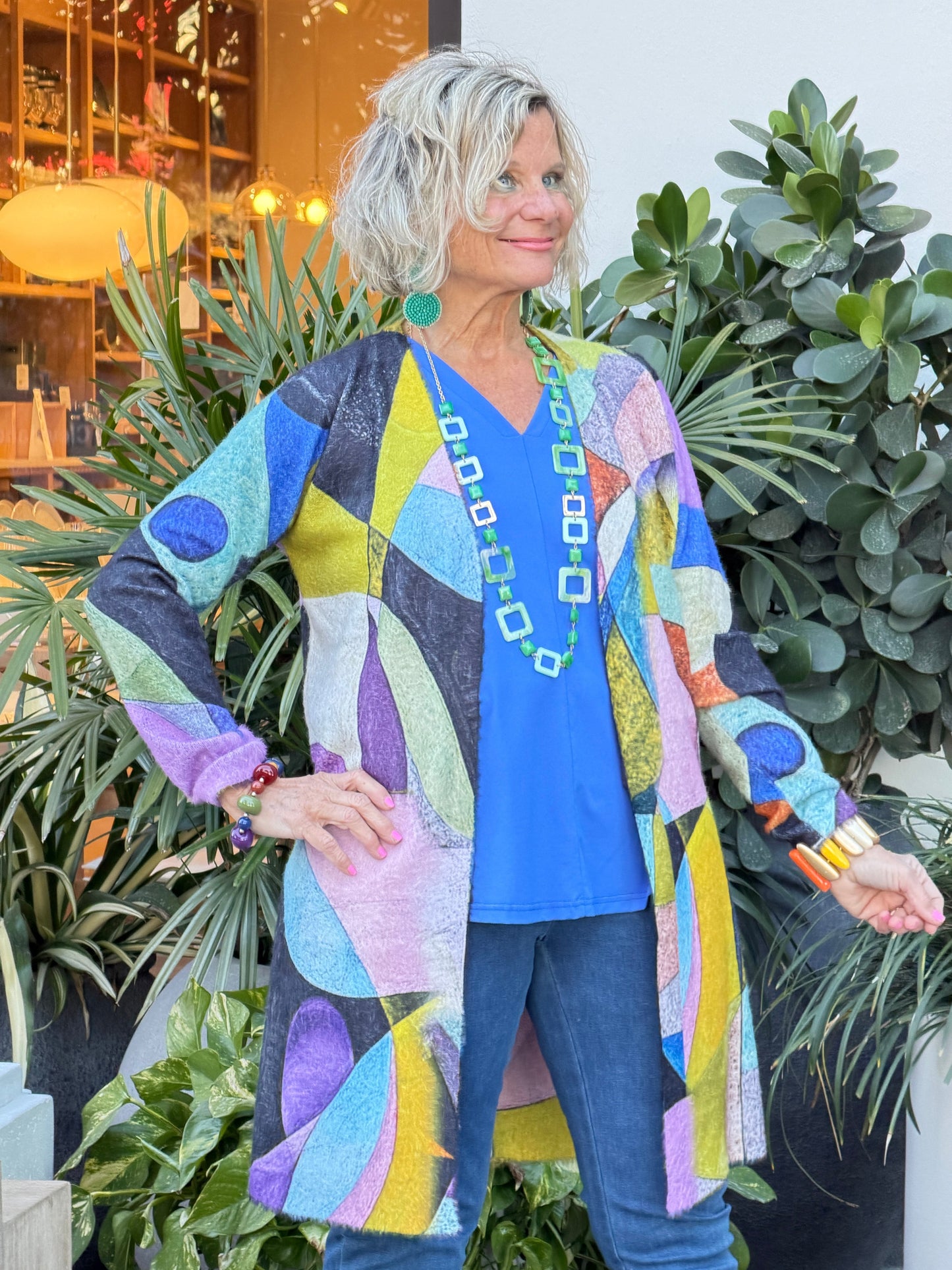 Ethyl Draped Open Front Cardi - Anticipate