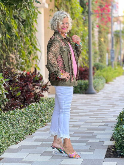 Ethyl Garden Wall Jacket - OLIVE