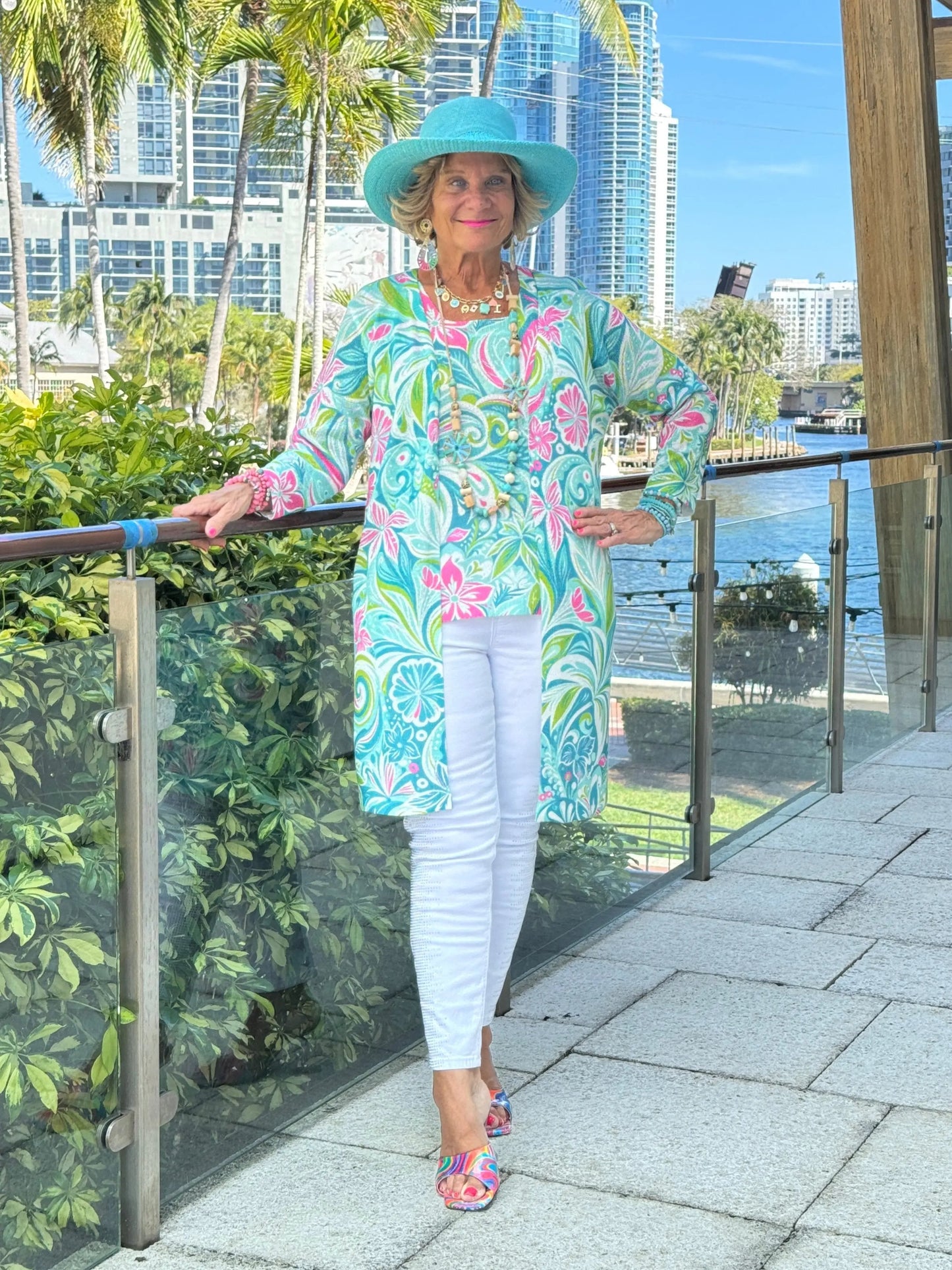 Ethyl Classic Long Length Cardi - Humboldt