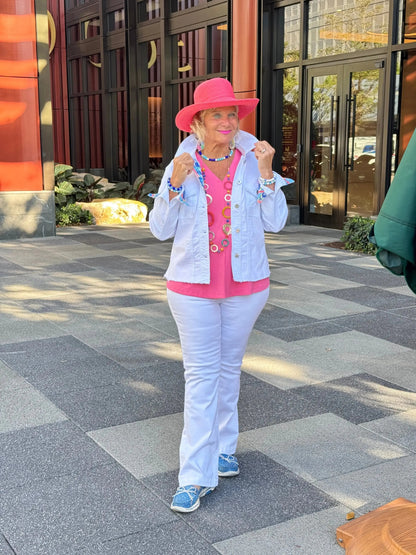 Ethyl The Peek Jacket - Icicle
