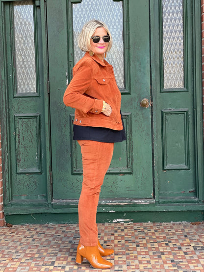 LULU-B  COPPER VELOUR JACKET