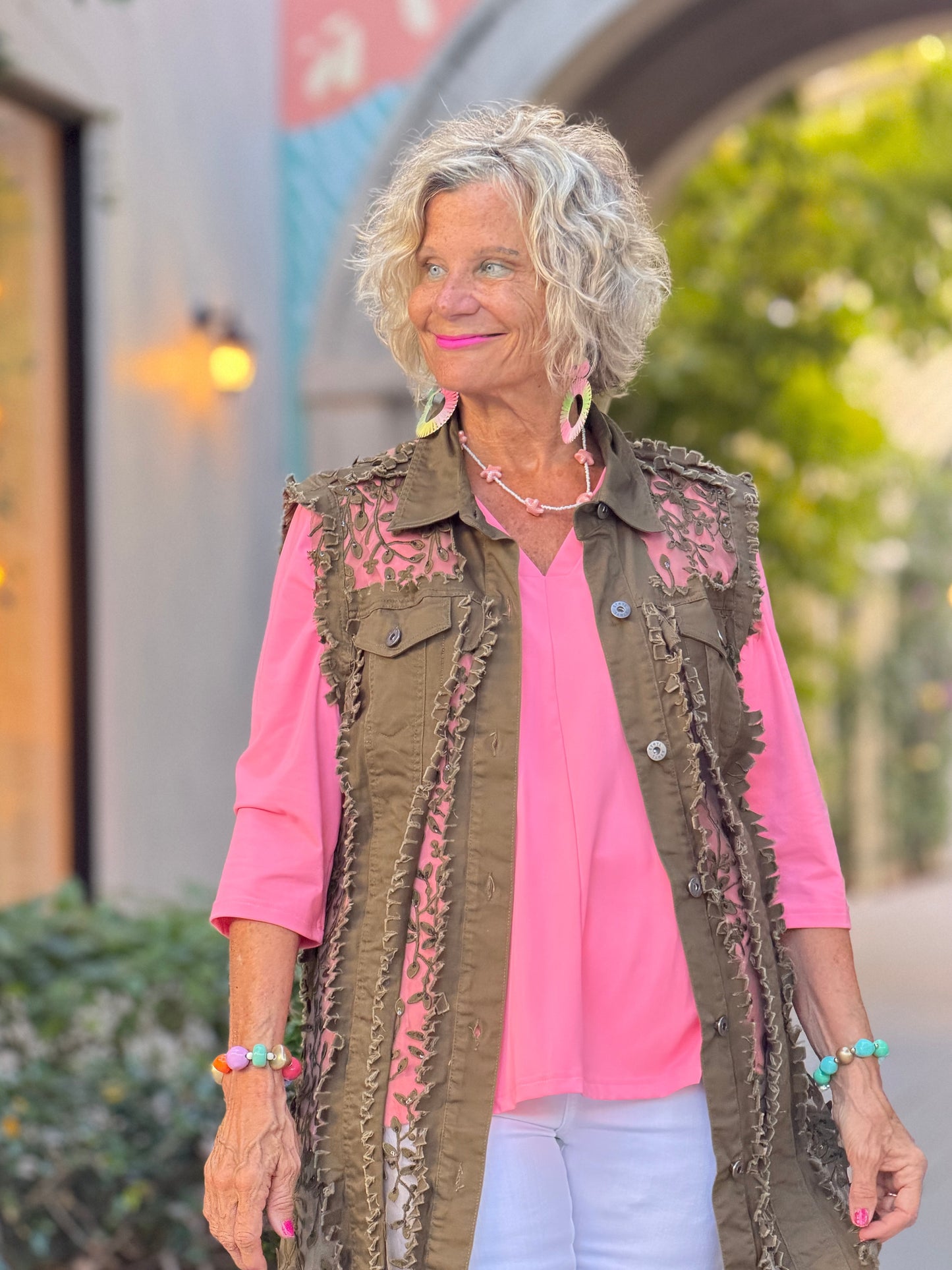 Ethyl The Harmony Vest - OLIVE
