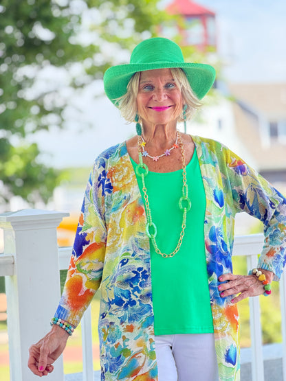 Lulu B Coastal Green Hat