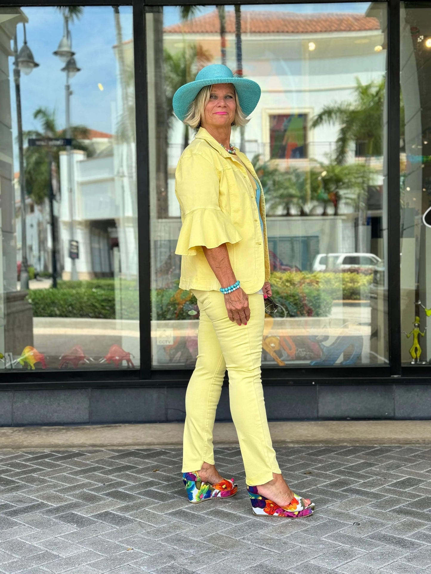 Ethyl The End Yellow Game Pant - Gloss