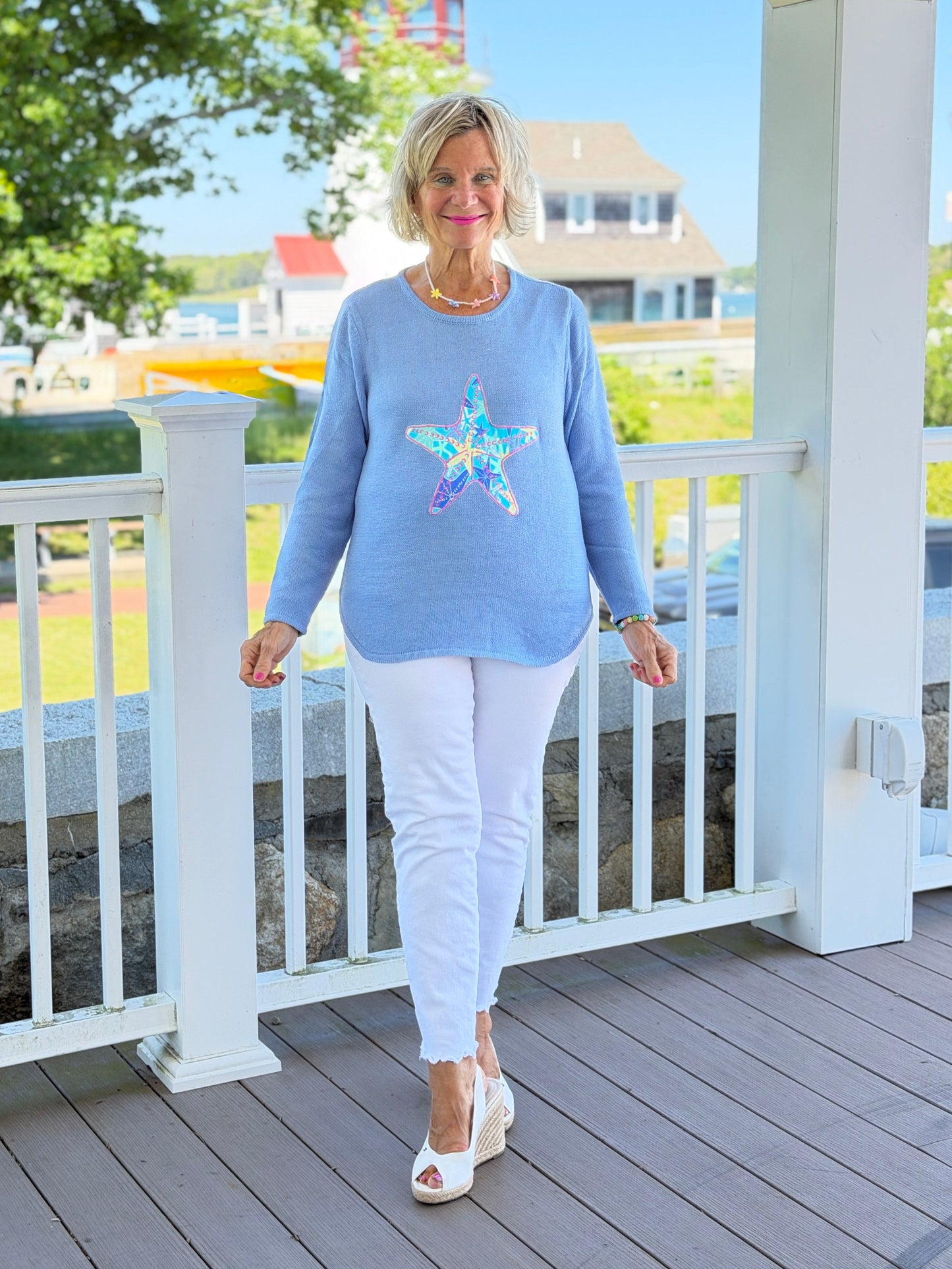BEACH CLUB PERRI STARFISH SWEATER