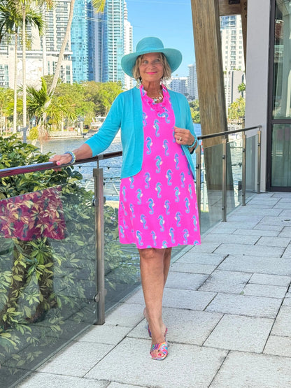 LULU B SEAHORSE BAY RUFFLE DRESS