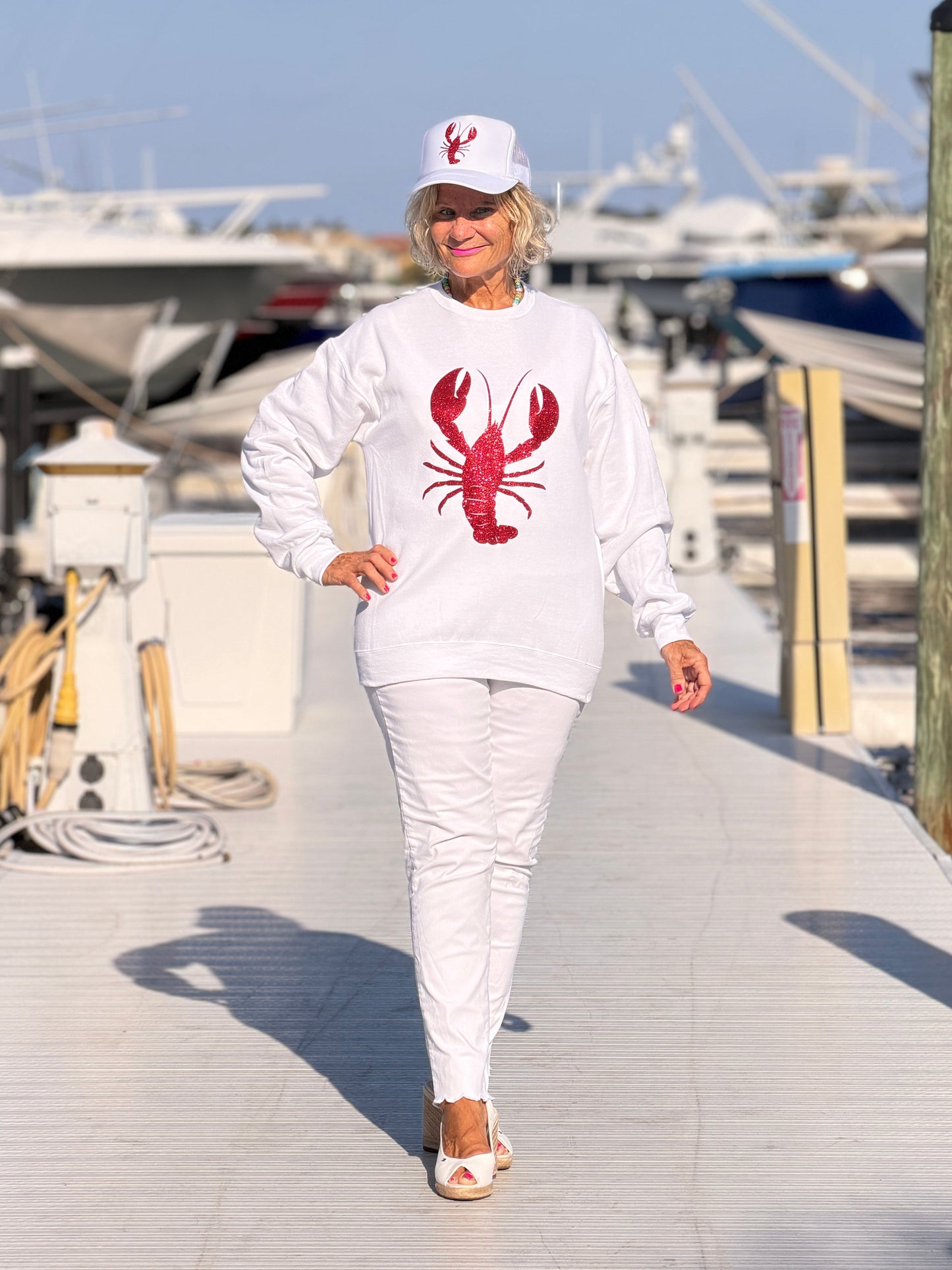 LOBSTER GLITTER HAT