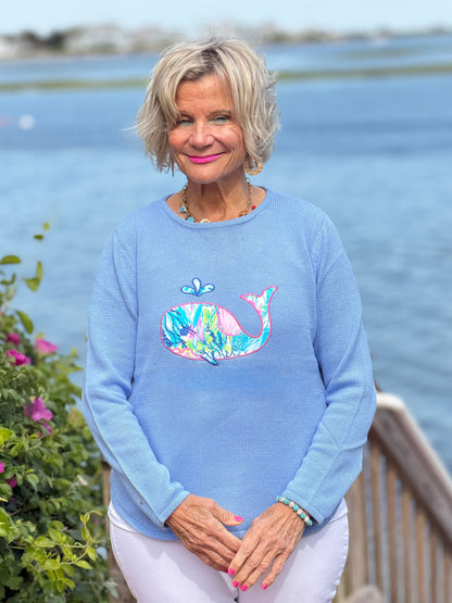 BEACH CLUB PERRI WHALE SWEATER