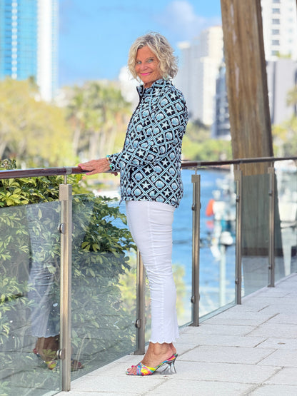 LULU B OCEAN TREASURES FULL ZIPPER