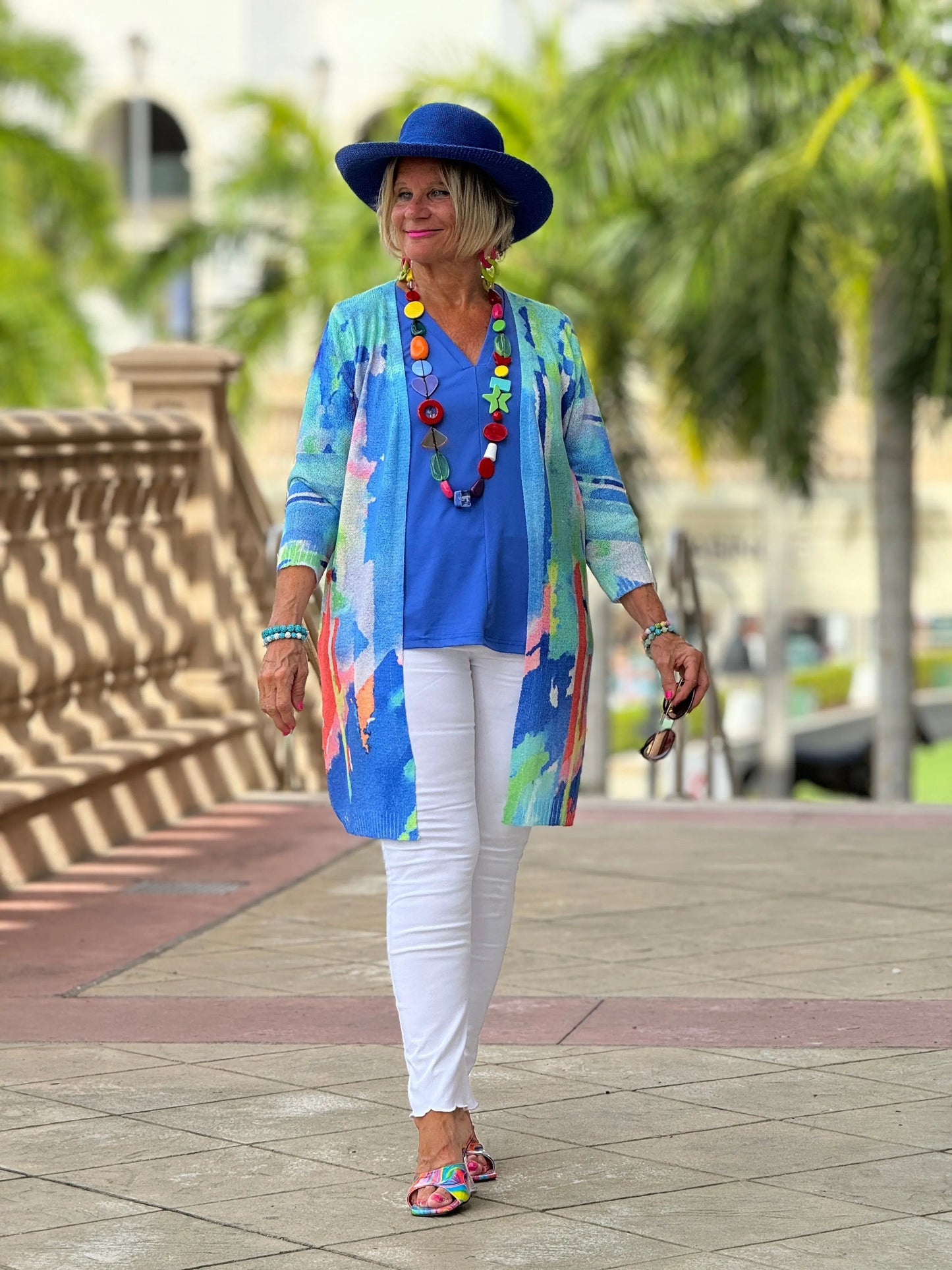 LULU-B BLUE TAILORED V