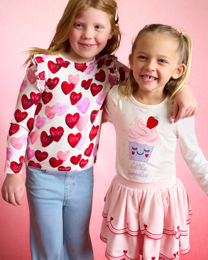 Little Sweetie Puff Sleeve Tee