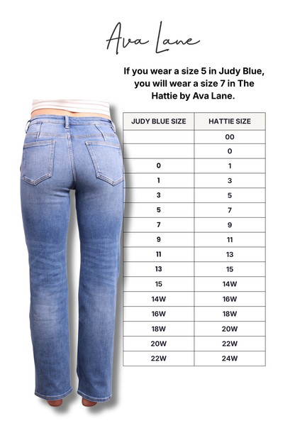 The Hattie Mid-Rise Tummy Control Relaxed Straight Leg Jeans