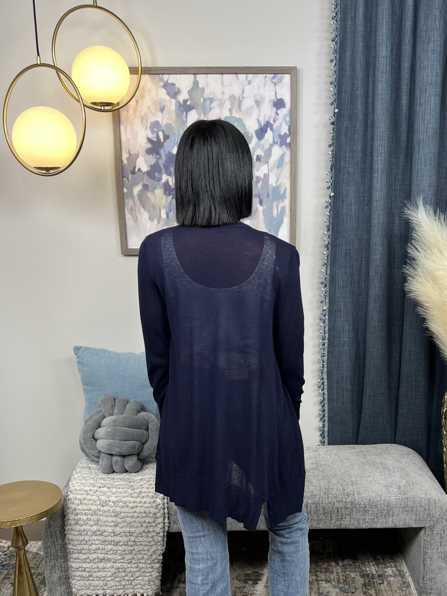 Girls Weekend Women's Sheer Lightweight Cardigan