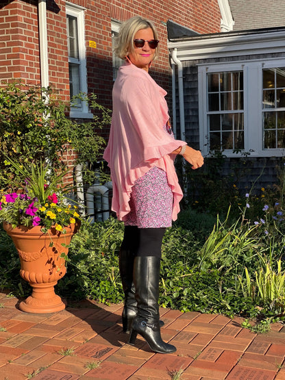 AUBREY PINK SLEEVE DRESS
