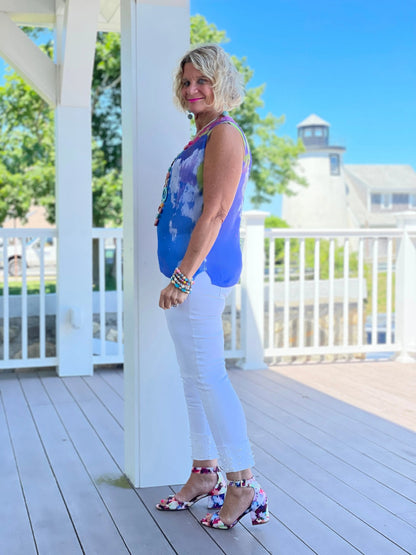 BLUE MARINE SWEATER TANK