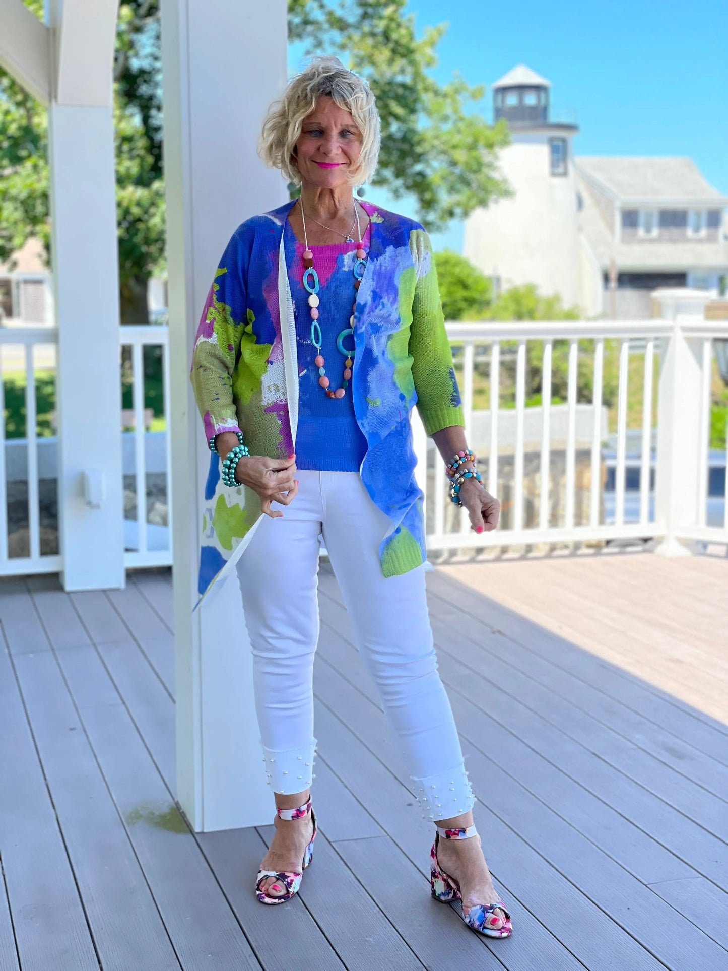 BLUE MARINE SWEATER TANK