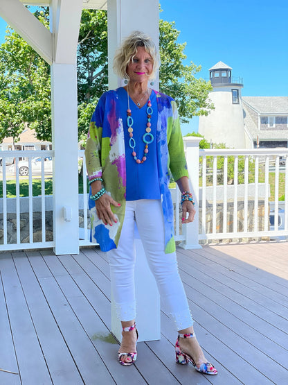 BLUE MARINE SWEATER TANK