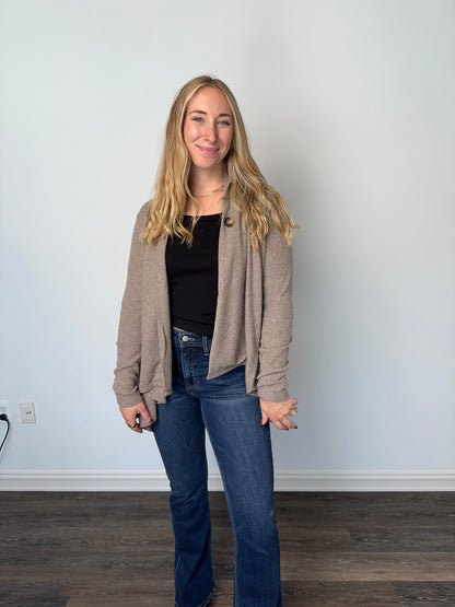 Women's Bliss Button Front Wrap Top