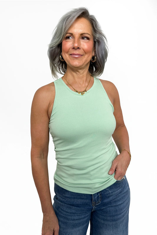 ALB Custom Women's Layering Built in Bra Tank Top