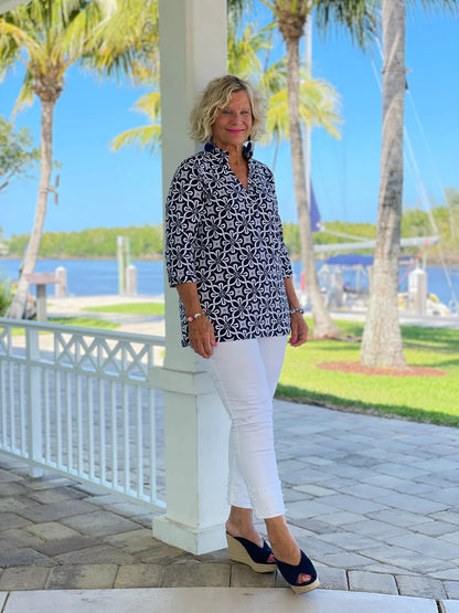 BRIGHTEN BLUE TUNIC