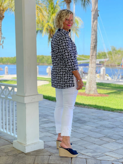 BRIGHTEN BLUE TUNIC