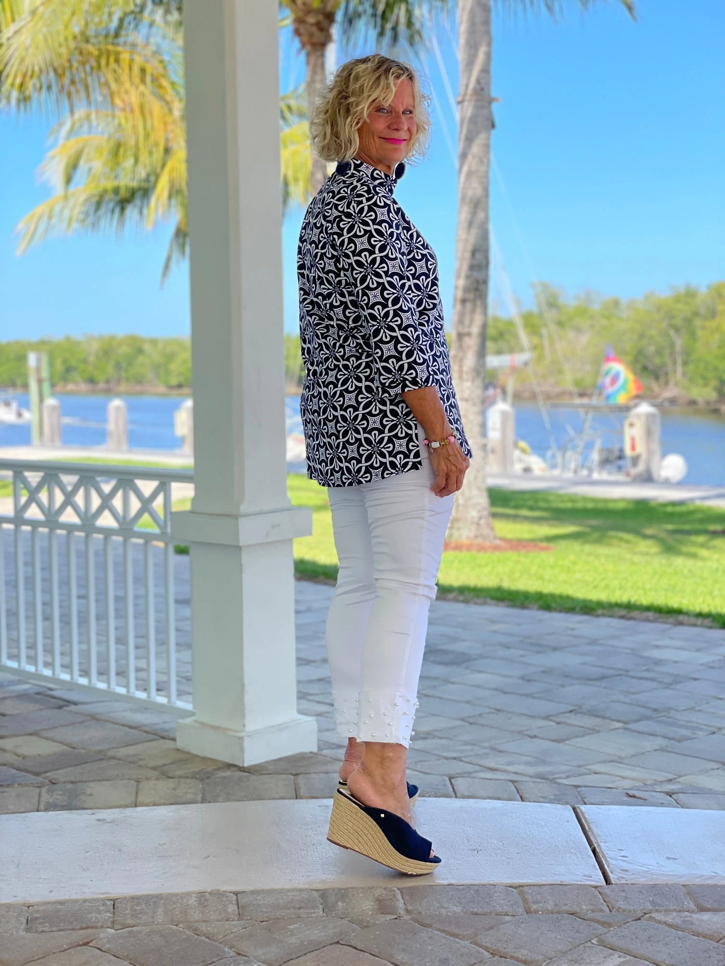BRIGHTEN BLUE TUNIC