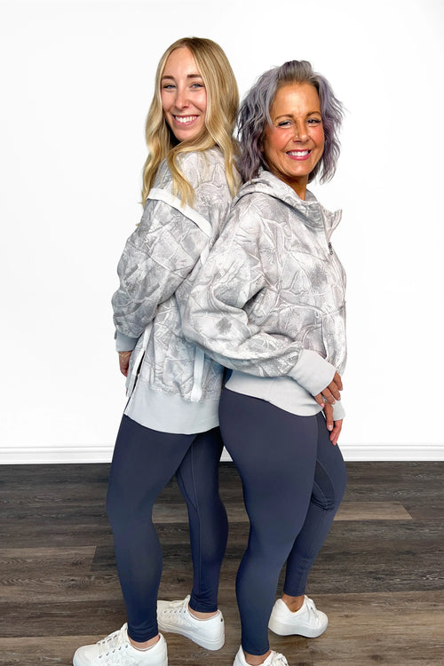ALB Custom Women's Charcoal Everyday Essential Leggings - Two Inseams