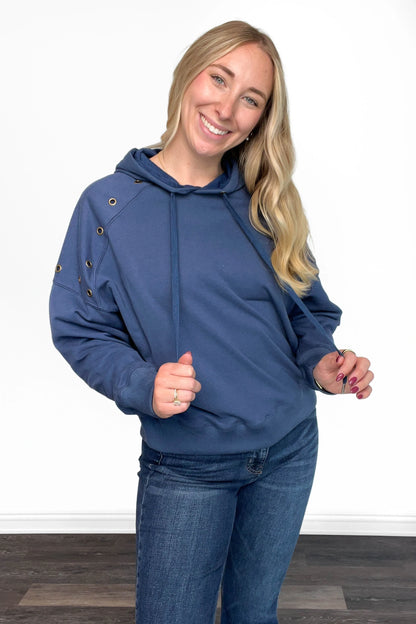 ALB Custom Women's Relaxed Hoodie With Grommets