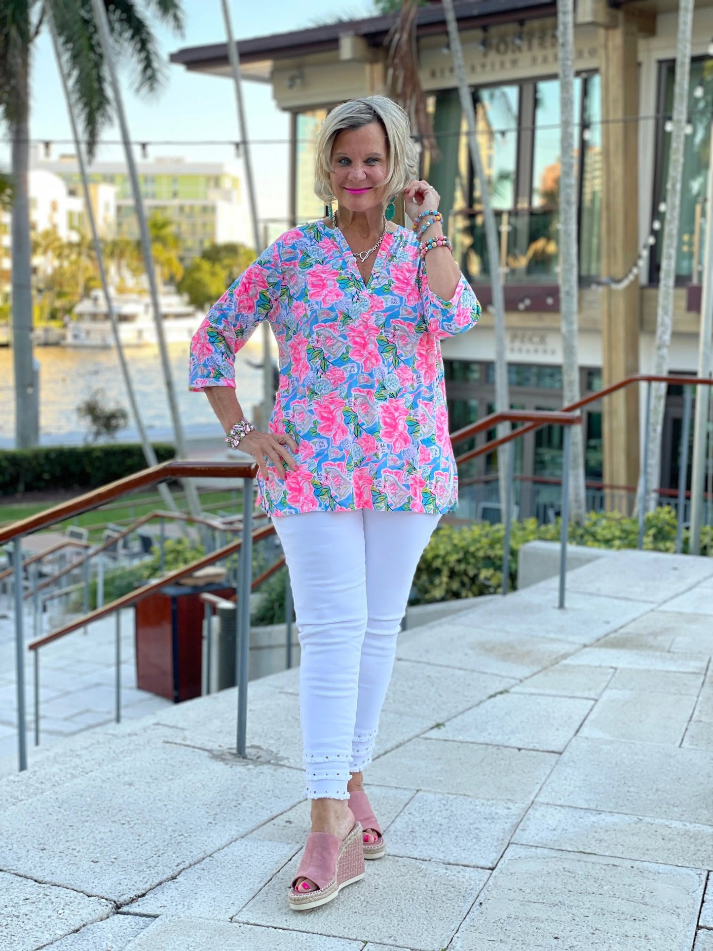 GOLFING IN STYLE TUNIC TOP