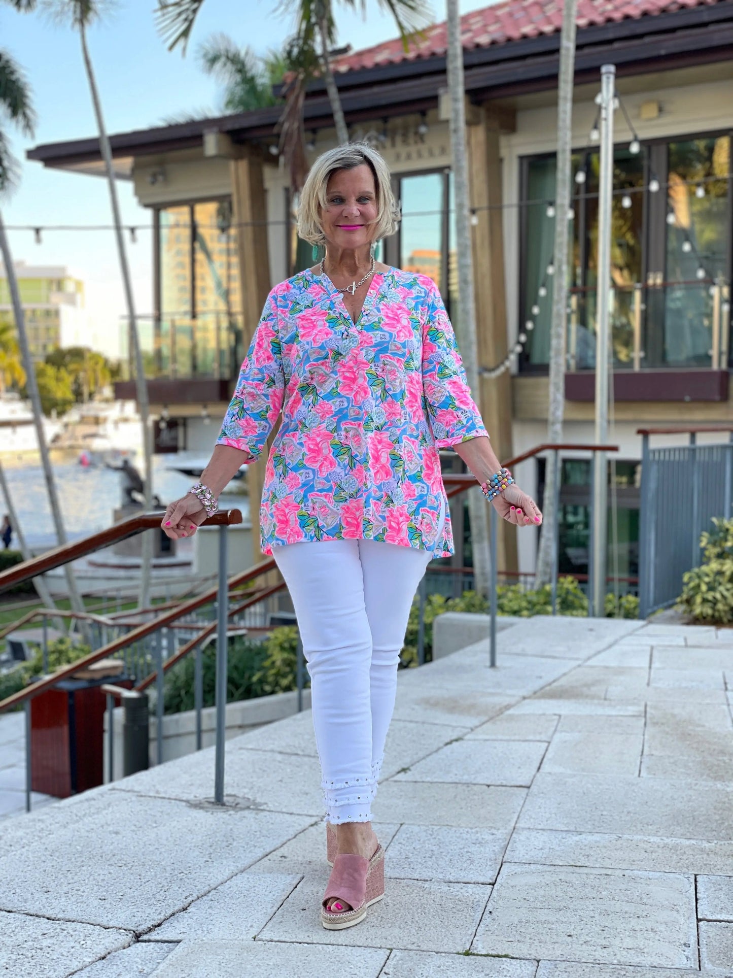 GOLFING IN STYLE TUNIC TOP