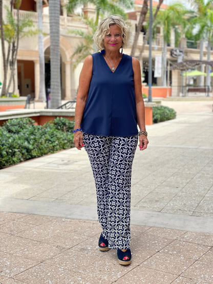 BRIGHTEN BLUE PALAZZO PANT