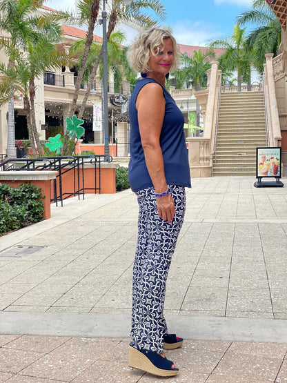 BRIGHTEN BLUE PALAZZO PANT