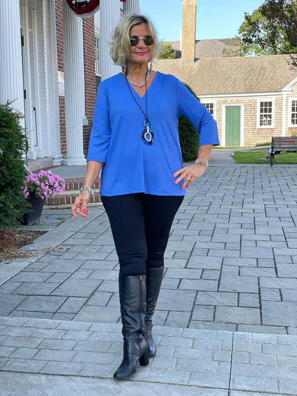 LULU-B BLU TAILORED SLEEVE TOP