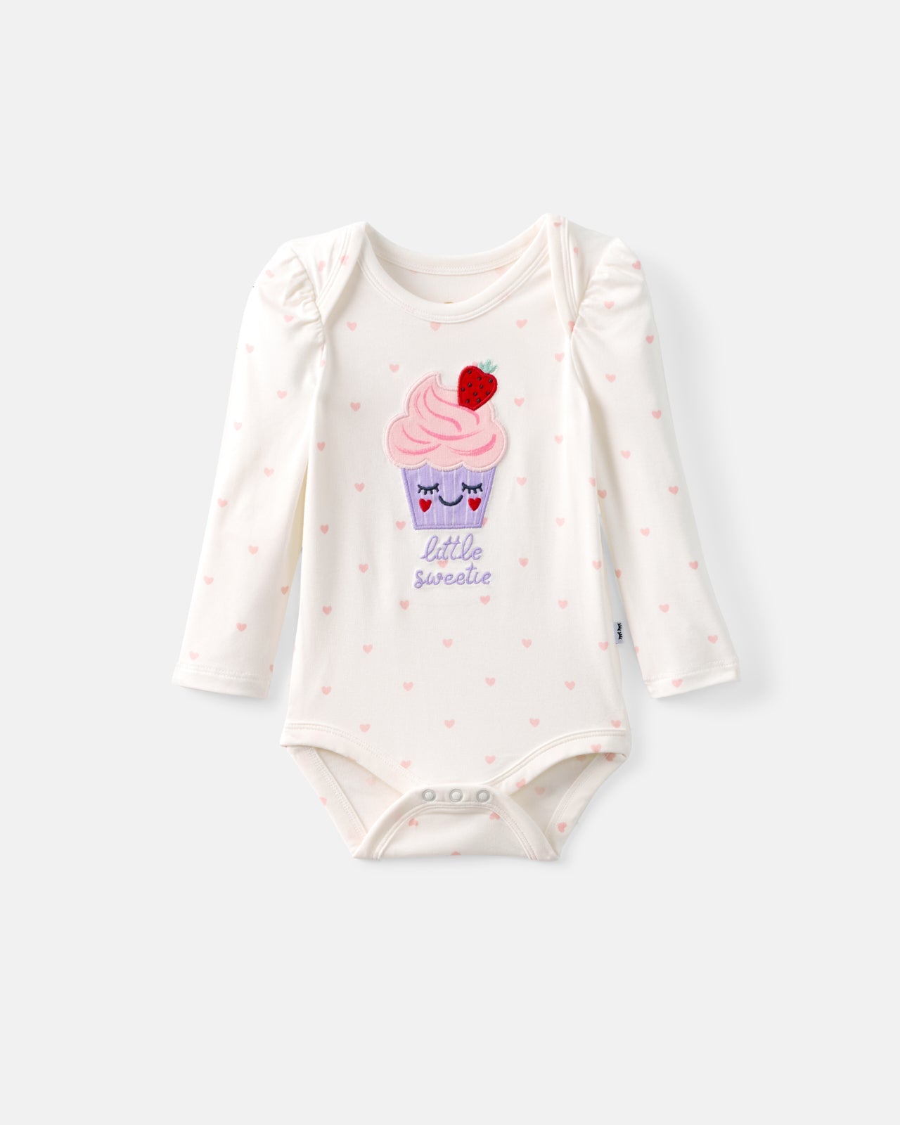 Little Sweetie Puff Sleeve Bodysuit
