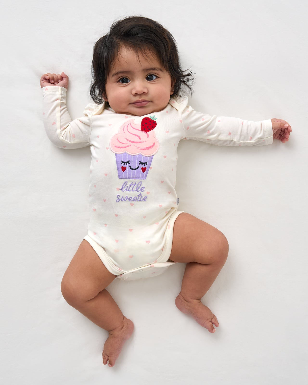 Little Sweetie Puff Sleeve Bodysuit