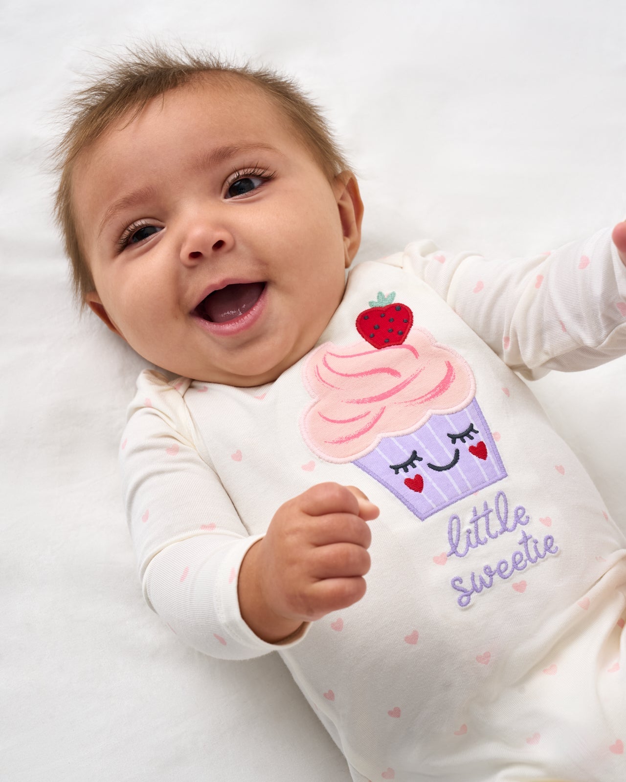 Little Sweetie Puff Sleeve Bodysuit