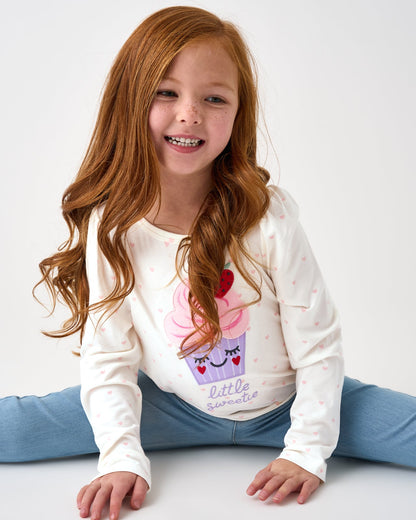 Little Sweetie Puff Sleeve Tee