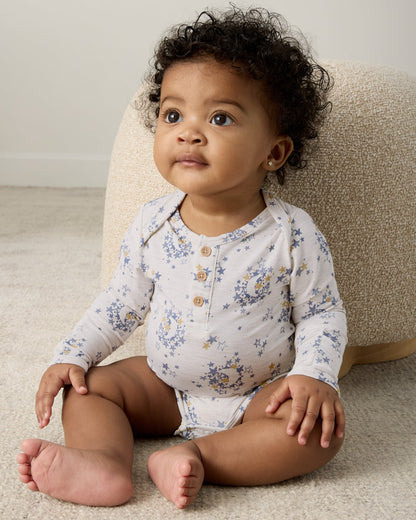 Lullaby Sky Henley Bodysuit