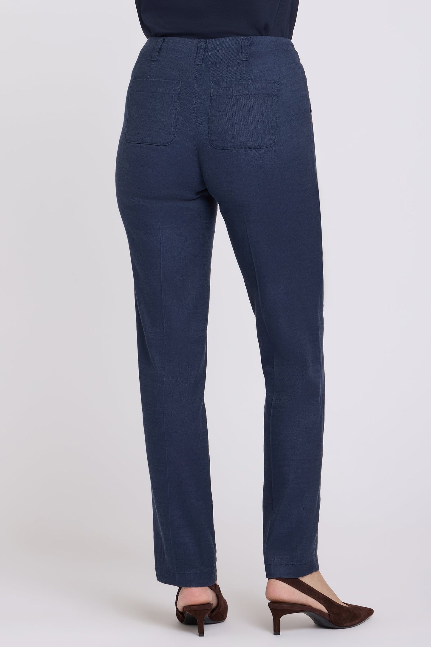 Marilyn Straight Pants - Oxford Navy