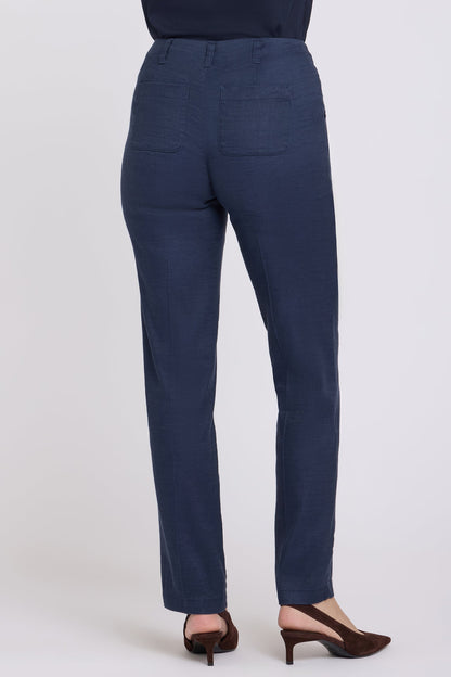 Marilyn Straight Pants - Oxford Navy