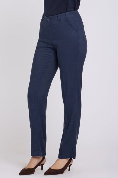 Marilyn Straight Pants - Oxford Navy