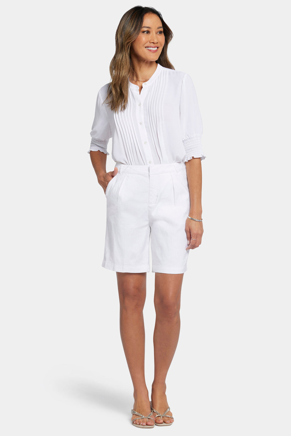 Relaxed Shorts  - Optic White