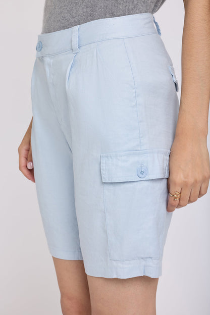 Cargo Bermuda Shorts - Blue Clover