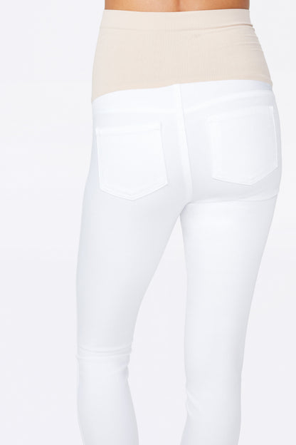 Straight Maternity Jeans - Optic White