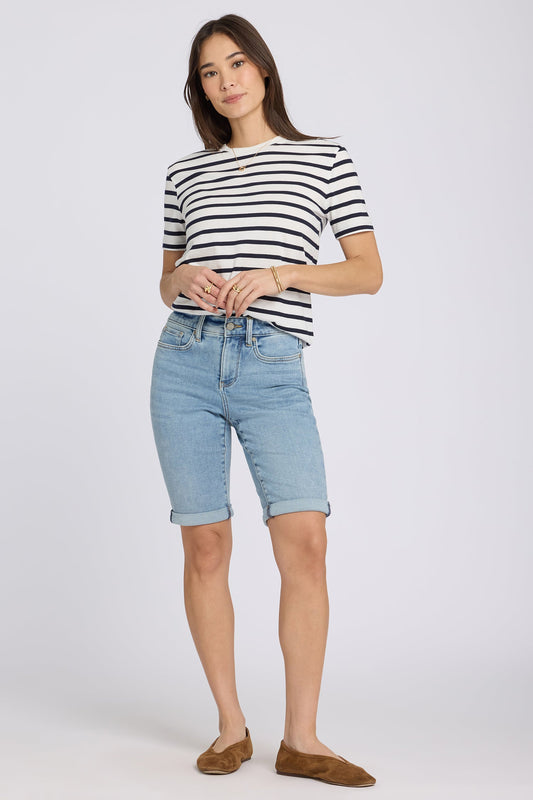 Briella 11 Inch Denim Shorts - Mist Springs