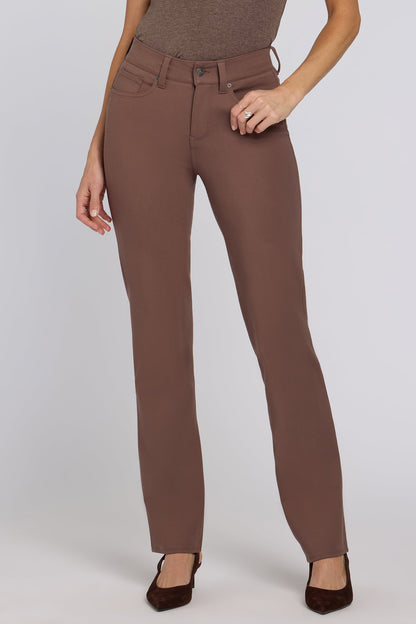 Marilyn Straight Pants - Deep Taupe