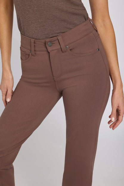 Marilyn Straight Pants - Deep Taupe