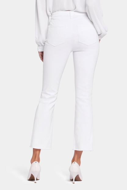 Billie Mini Bootcut Ankle Jeans - Optic White