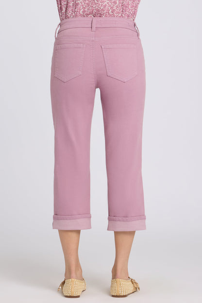 Marilyn Straight Crop Jeans - Dusky Daisy
